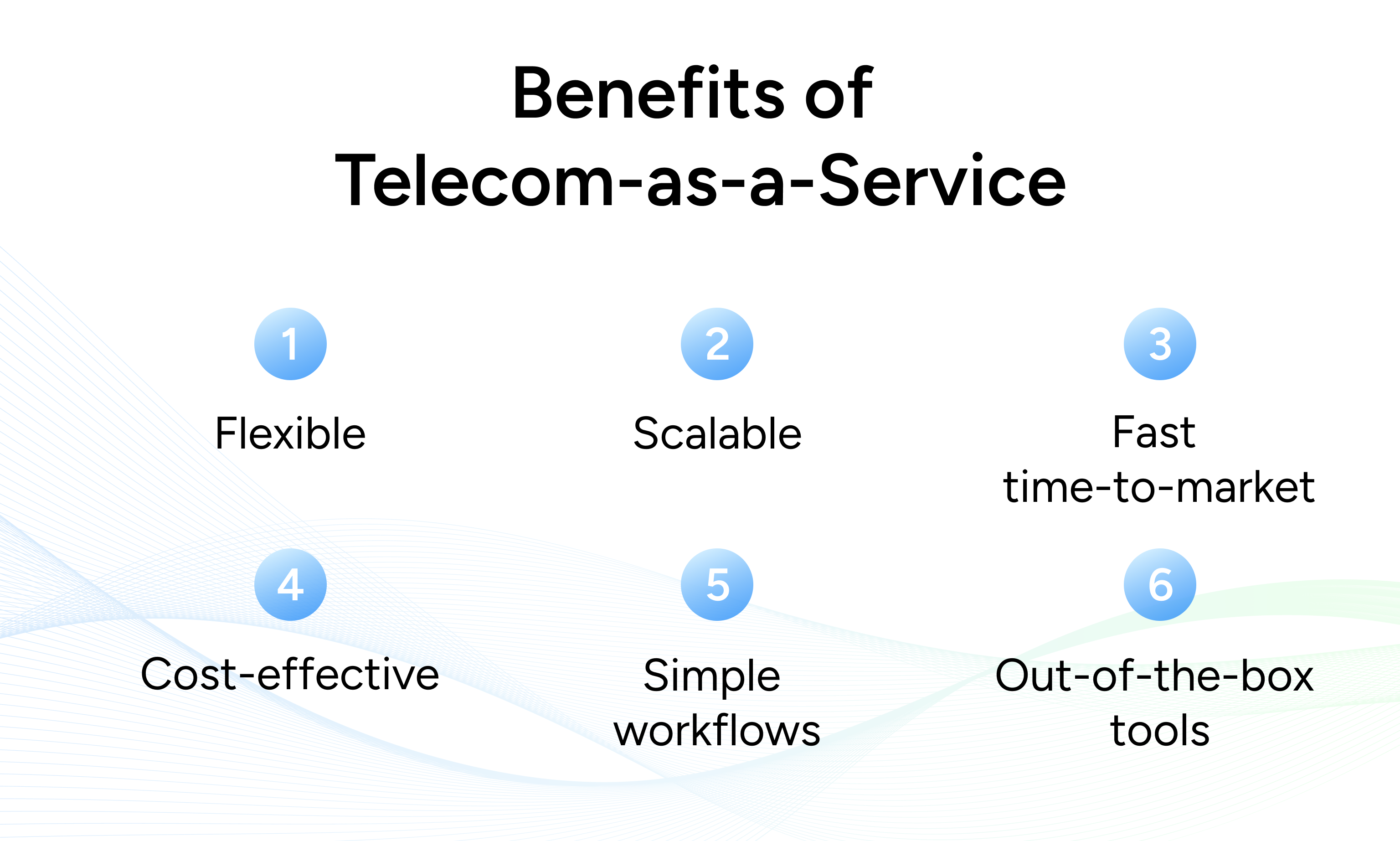 The benefits of Telecom-as-a-Service 